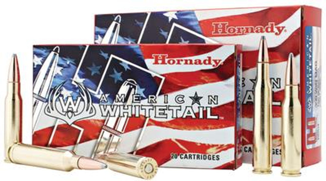 HORNADY AMERICAN WHITETAIL .308 WINCHESTER 165 GRAIN INTERLOCK SPIRE POINT 20 ROUNDS PER BOX