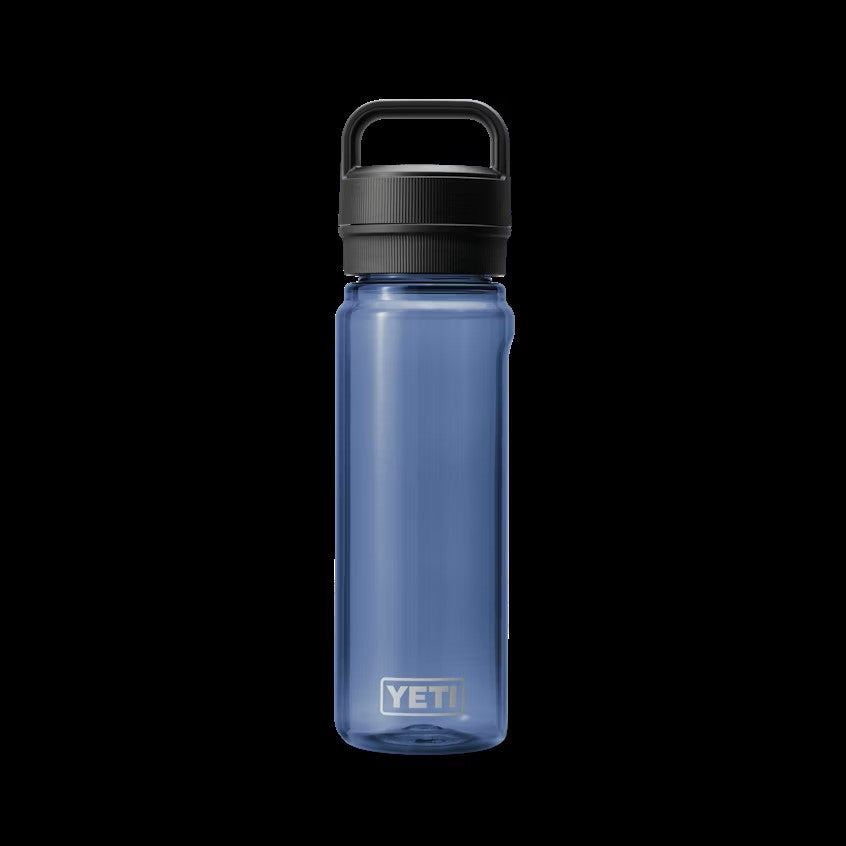 Yeti Yonder Water Bottle w Yonder Chug Cap Navy Blue Clear 25 oz